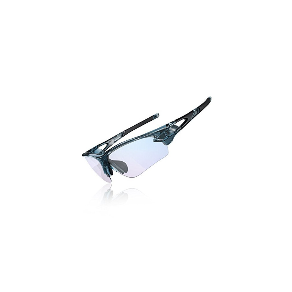 Photochromic Cycling Glasses with 3 in 1 Intelligence Lenses for Men Women Outdoor Sports Goggles UV400 Protection Sunglasses Eyewear