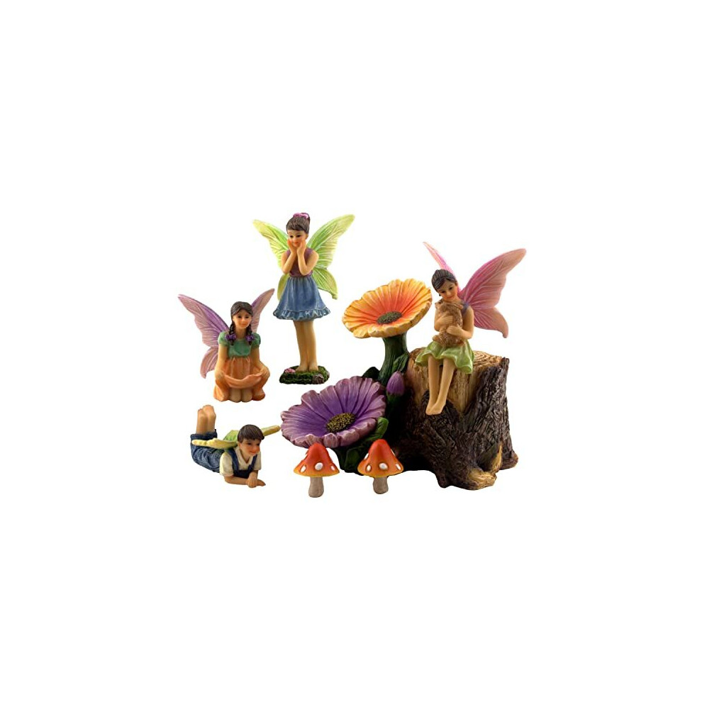 Pretmanns Boys Fairy Garden Ornaments Outdoor Girl Fairies For Garden Fairy Garden Accessories Fairy Figures For Fairy Garden Fairy For Fairy Garden