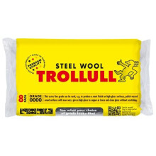 Steel Wool Wire Wool extrafine 0000 polishes waxed wood copper brass and matt surfaces cleans glass 8 pads 200g
