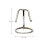 Ashes Set Of Two Heart Keepsake Stands Silver 2