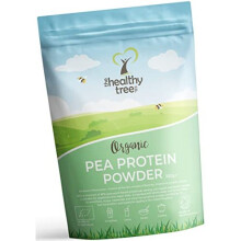 Organic Pea Protein Powder by TheHealthyTree Company European 80 Vegan Protein High in Amino Acids Iron Zinc and BCAAs 300g