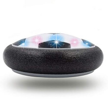 Gifts for 312 Years Old Boys Colorful LED Light Hover Football Toys Training Football Puzzle GameStyle2 Black