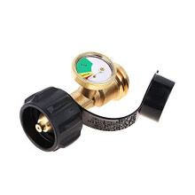 Brass Propane Fuel Tank Gauge Meter Gas Level Indicator Leak Detector BBQ Gas Grill