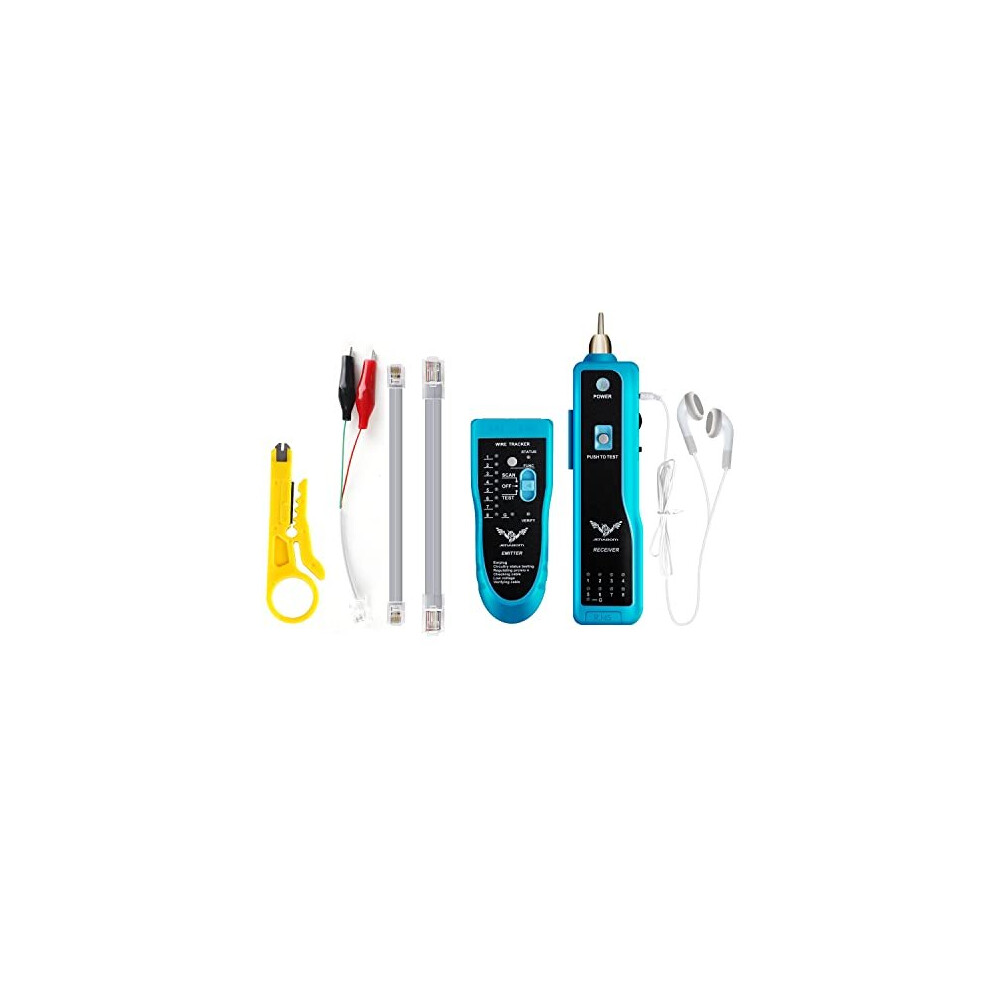 7 In 1 Network Cable Testerwire Tracker Rj45 Rj11 Lan Cable Toner Telephone Line Finder Cat5 Cat6 Ethernet Cable Tracer Kit Sensitivityadjust Kit 6919609702519