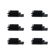 6 Pack Ribbon Ink Roller for IR40 Cash Register Calculator PrinterBlack