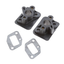 Carburetor Kit Brush Cutter Grass Trimmer Spare Parts Intake Manifold with Gasket 2Sets 1E40F5 44F5 BC430 CG430 CG520 43CC 52CC