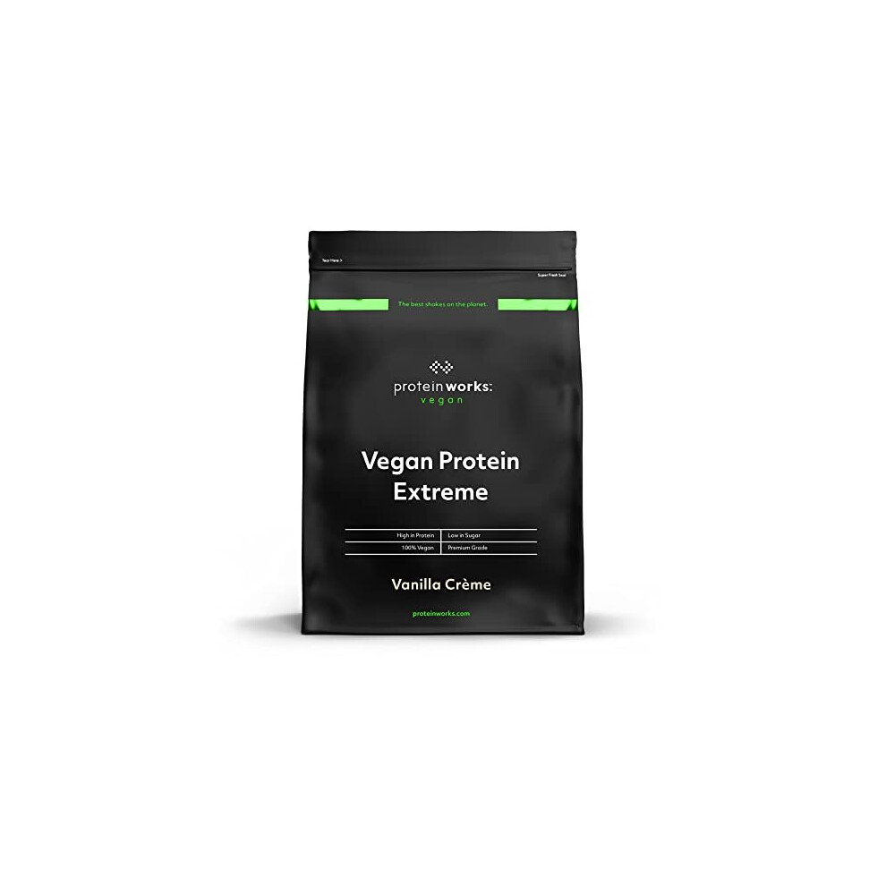 Vegan Protein Extreme Added Vitamin Blend Vegan Protein Powder Plant Based Protein Shake 57 Servings Vanilla Crme 2kg