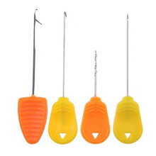Baiting Needle Tool Set of 4 Coarse Carp Sea Fishing Nut Boilie Needles Drill Stringer Needle Baiting Needle