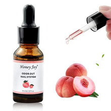 Nail Art 05 floz Peach Fragrance Odorizer Acrylic Odor Reducer Liquid ODOR OUT Odorless Monomer Removal with Dropper Tube Design Pack of 1 HJNAP011