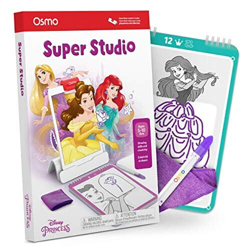 Osmo Super Studio Disney Princess Ages 511 Learn to Draw For iPad or Fire Tablet Osmo Base Required