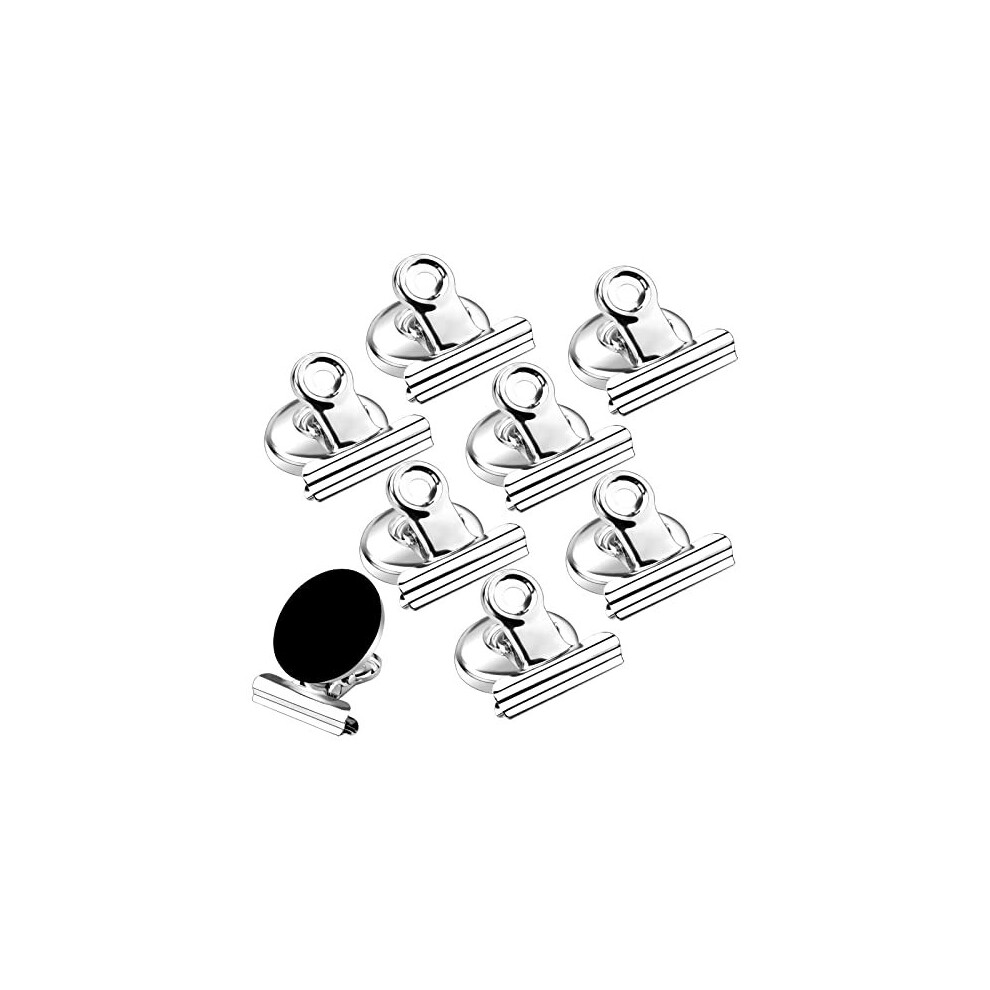 Magnetic Clips 10 Pcs Strong Refrigerator Magnetic Hook Clips Perfect Fridge Freezer Magnets Office Whiteboard Paper Magnets Photo Magnets for Home