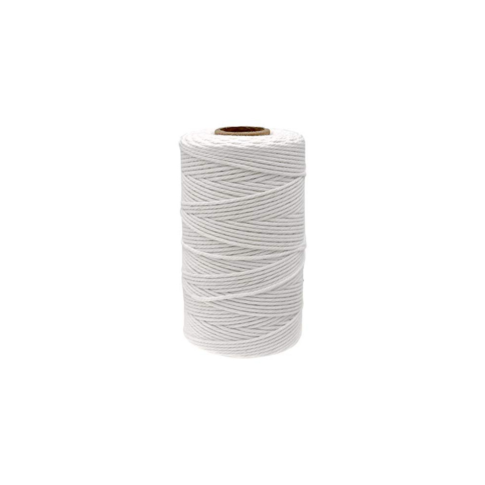 White String Cotton Butchers Cooking String Twine 2Mm 328Ft For Crafts Tying Meat Making Sausage 736950705190