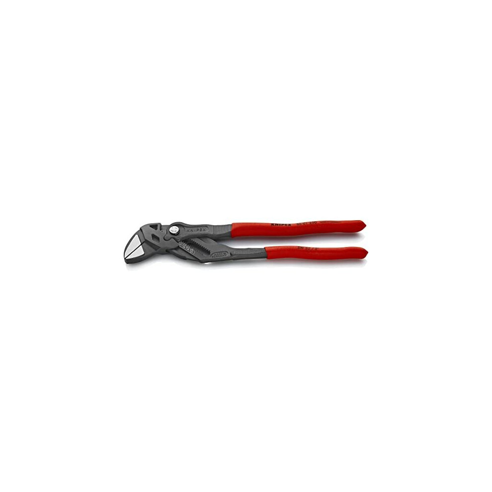 Pliers Wrench pliers and a wrench in a single tool grey atramentized with nonslip plastic coating 250 mm 86 01 250