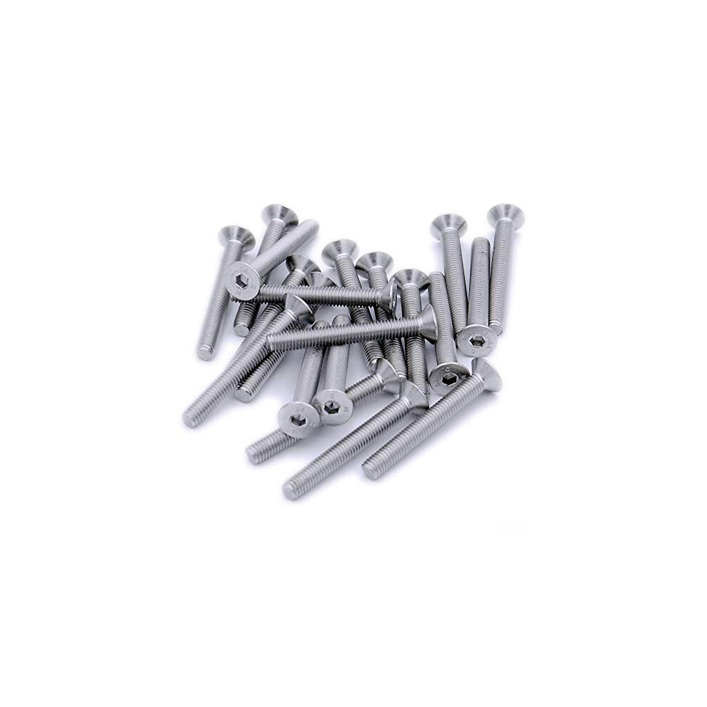 M3 3Mm X 14Mm Hex Socket Countersunk Machine Screw Bolt Stainless Steel A2 Pack Of 20 5060595136978