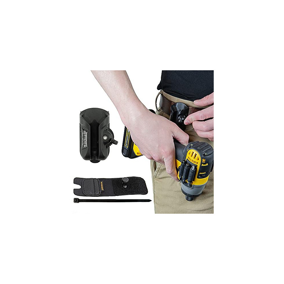 Tool Holster Set Self Locking Quick Draw Belt Holster Clip Elastic Tool Grip Improve The Way You Carry Your Power Drill Driver Multitool Pneumatic Set