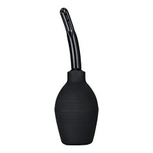10oz Silicone Enema Bulb Kit for Men Women Colon Cleaning Comfortable Coffee Enemas Shower Head 48 Tips Black