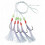 Fladen Fishing 12 2 x 6 Styles Assorted Classic Ready to Use Tied Boat Sea and Shore Feather Lure Rig Range for Cod Herring and Mackerel on a Backing Card 8