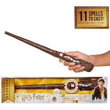 39899 Ron Weasley Wizard Training 11 SPELLS To Cast Official Toy Wand with Lights Sounds