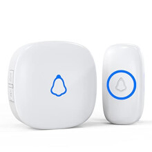 Wireless Doorbell Plug in Waterproof Operating at 1000 Feet Long Range Cordless Battery Operated Doorbell with 52 Chimes 5 Volume Levels LED Light