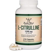 L Citrulline Capsules 1200mg Per Serving 210 Count LCitrulline Increases Levels of LArginine and Nitric Oxide Muscle Recovery Supplement