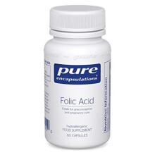Folic Acid 800 UG Folate for Preconception and Pregnancy Care 60 Vegetarian Capsules
