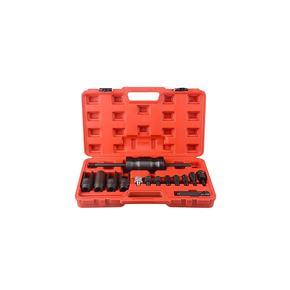 14 Piece Injection Puller Tool Bosch Delphi Deso Siemens Diesel Injector Remover 737123870691