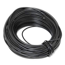 2 mm Black Garden Wire Coil Plastic Coated 20 m Plant Twisty Tie for Plant Tree Support