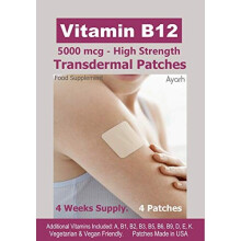 Vitamin B125000mcg High Strength Plus Additional Vitamins Transdermal Patches 100 Natural Ingredients Vegetarian Vegan Friendly Patches Made in USA 4