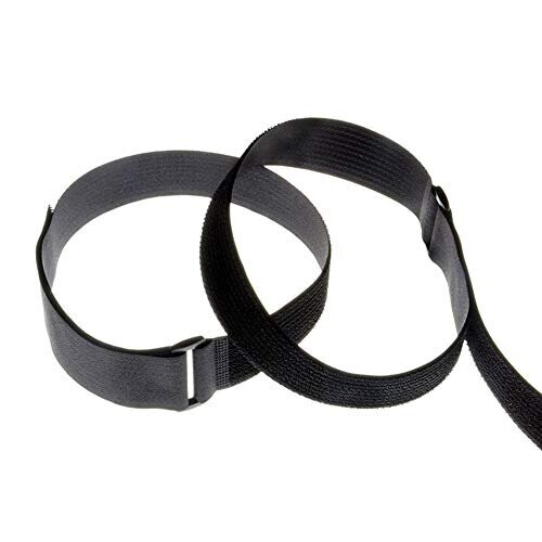 10 Pack Hook and Loop Straps Reusable Cable Ties Cable Organisers300mm x 25mm 2