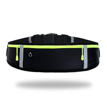 Running Belt with Waterproof Adjustable Elastic Strap Sweatproof waistpacks with Large Capacity Perfect for Running and Outdoor Activities