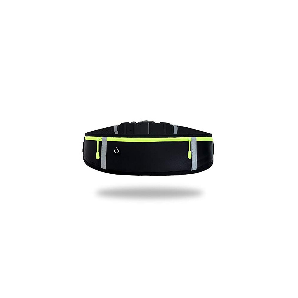 Running Belt with Waterproof Adjustable Elastic Strap Sweatproof waistpacks with Large Capacity Perfect for Running and Outdoor Activities