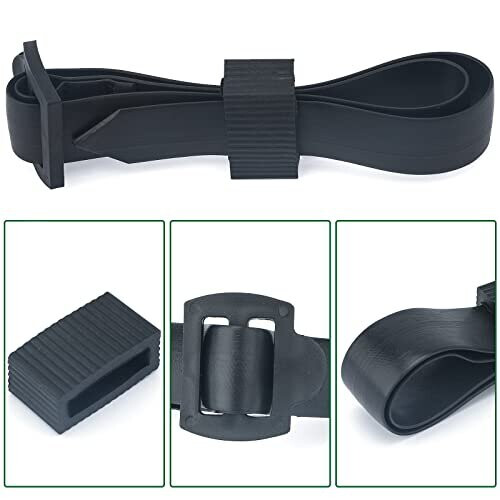 4 Pcs Tree Ties Ttraps 60 x 25cm Adjustable Tree Shrub Support Ties 2