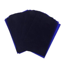 Carbon Paper 100PCS A5 Copy Carbon Paper Repeatedly Use Blue Carbon Paper for Wood Paper Canvas 1275CM185CM