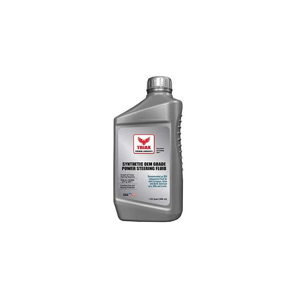 Synthetic OEM Power Steering Fluid Universal Arctic Grade 50 Cold Flow Fits Most Asian US and European Cars Full Synthetic with Esters Widest Spec
