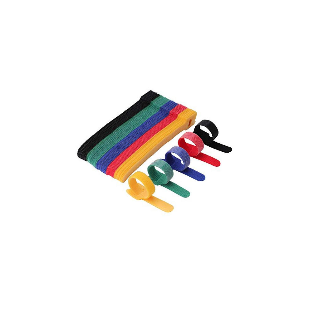 Cable Ties Reusable Cable Straps Multipurpose Tie Wraps Fastening Straps Used For Headphones Phones Electronics Pc Wire Cable Tidy Management 5 Color 795274463001