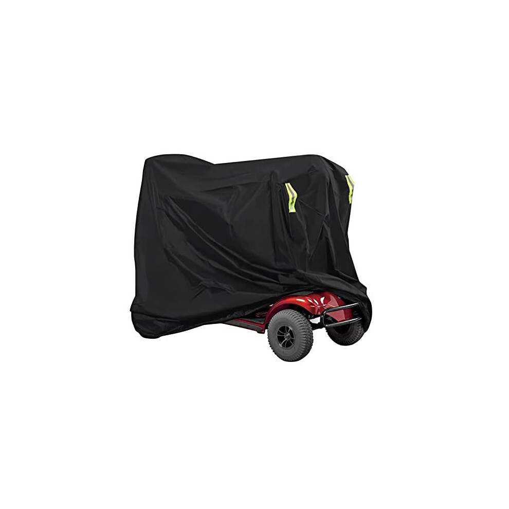 Kaciopoo Black Waterproof Mobility Scooter Cover Waterproof Material Protect Your Wheelchair And Scooter From Rain Hail Dust Snow Sleet And Sunindoor Use