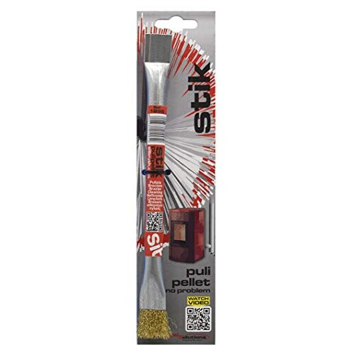 Steel Brush Pellet Stove Scraper 1