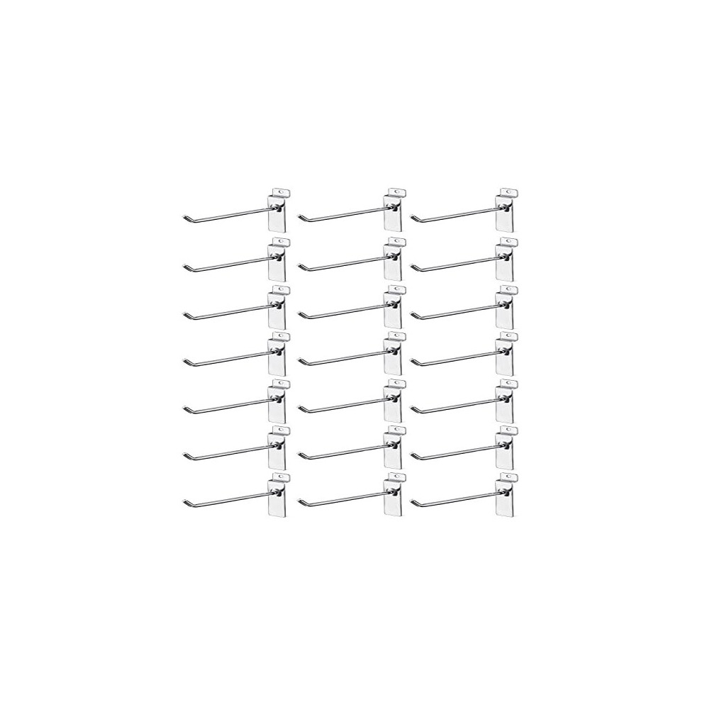 100 Pcs Slatwall Hooks20cm8 Inch Slat Wall Display Hooks 42Mm Diameter Metal Wall Hanging Hook Shop Retail Display Hooks For Room Garage Retail Store 6972691272193