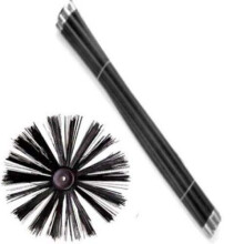 New Chimney Flue Cleaning RODS x 10 X 920MM RODS 400MM Sweep Brush Sweeping Set KIT 9M Long EQUIP247UK