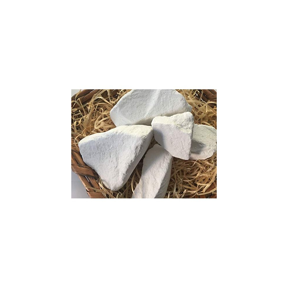 Uclays White Mountain Edible Chalk Chunks Lump Natural For Eating Food 4 Oz 110 G