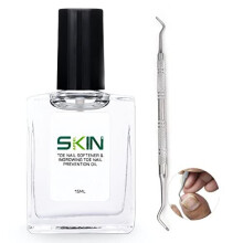 Toe Nail Softener and Ingrown Toenail Treatment Oil Solution for Hard Thick Cracked Nails Includes Double Ended Corrector Tool