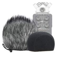 H6 Windscreen Muff and Foam for Zoom H6 Portable Handy Recorder Indoor Outdoor Microphone Windscreen by YOUSHARES 2 PACK