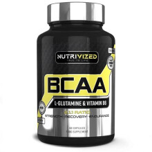 BCAA 1800mg 211 Branched Chain Amino Acid with L Glutamine Vitamins B6 Pre Workout for Men Women Vegan Muscle Growth Recovery 90 Capsules Made in The
