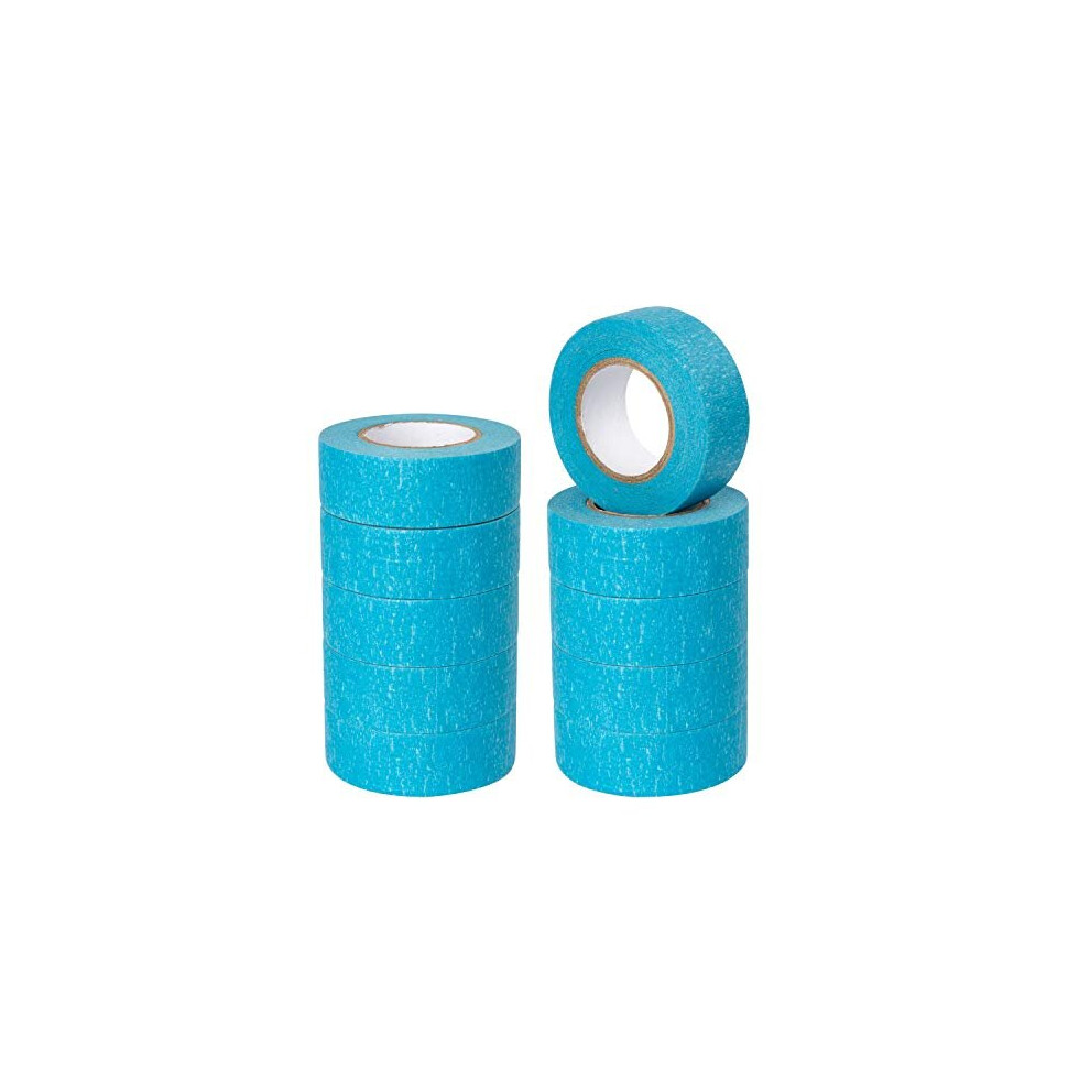 10pcs Blue 24mm Low Tack Painters Masking Tape for Painting Artists Decorating
