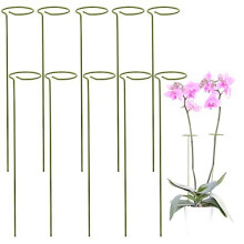 10 Pack Plant Supports for Garden Help Your Flowers Grow Plant Support Sticks for Plants and Flowers Garden Sticks Tomato Cages Plant Stakes for Pack
