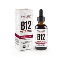 Nutroliq Vitamin B12 Liquid Drops HighStrength 5000mcg Methylcobalamin Supplement Energy Booster Immune System Support Better Concentration and