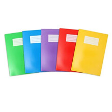 Exercise Books A4 Notebooks Pack of 5 80 Pages