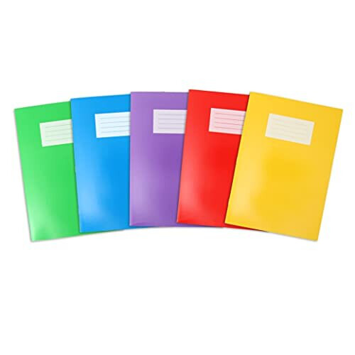 Exercise Books A4 Notebooks Pack of 5 80 Pages