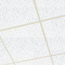 Fine Fissured Suspended Ceiling Tiles 595mm x 595mm For 600mm x 600mm Grid System Fissure Acoustic Office Mineral Fiber