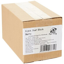 Berry Suet Block Wild Bird Treat 6 x 300g